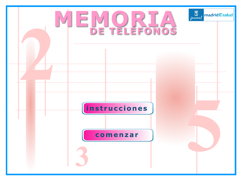 Juego: Memoria de teléfonos