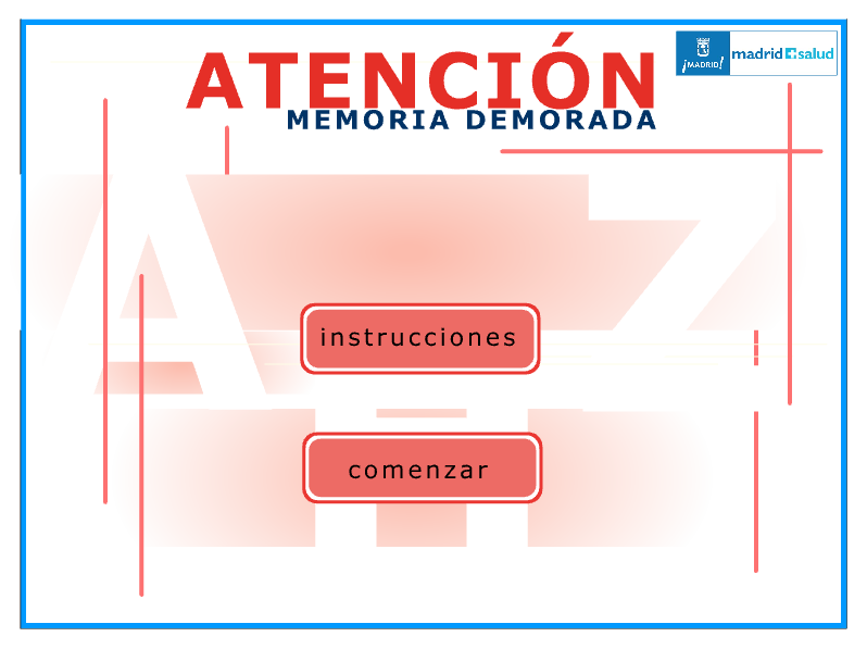 Juego: Memoria demorada