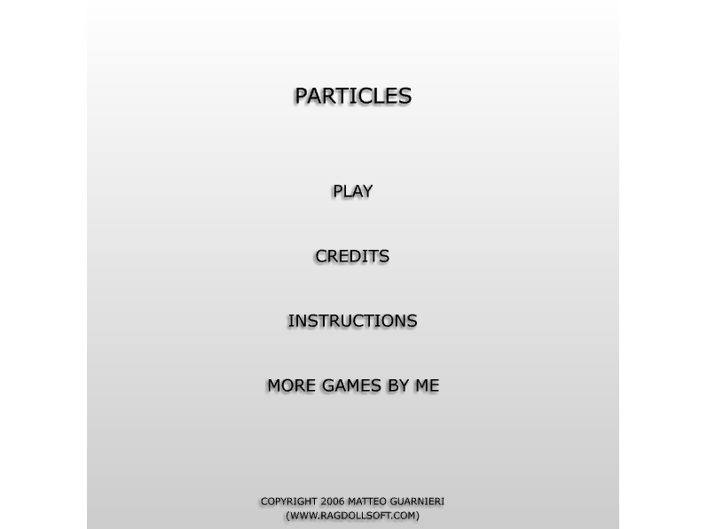 Juego: Partículas